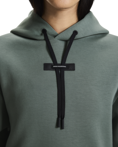 Women's On Running Focus Tech Hoodie in Olive