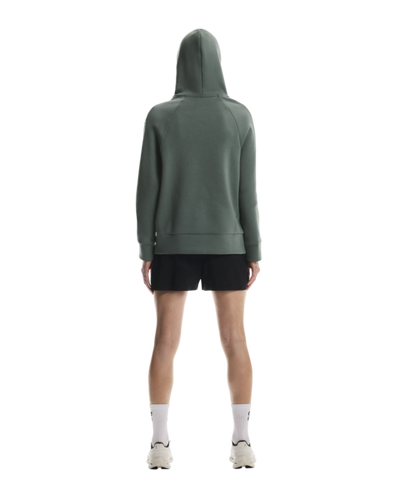 Women's On Running Focus Tech Hoodie in Olive