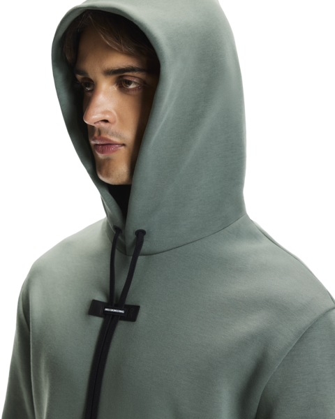 Men's On Running Olive Focus Tech Hoodie & Tech Focus Sweatpants Tracksuit Set