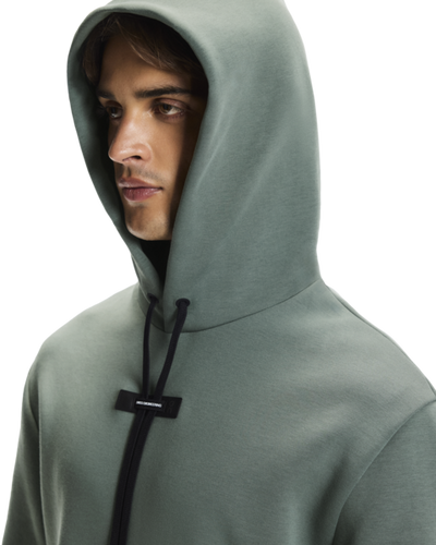 Men's On Running Olive Focus Tech Hoodie & Tech Focus Sweatpants Tracksuit Set