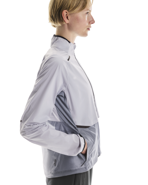 Women's On Running Weather Jacket in Nimbus I Lilac