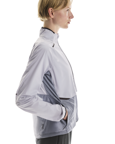 Women's On Running Weather Jacket in Nimbus I Lilac