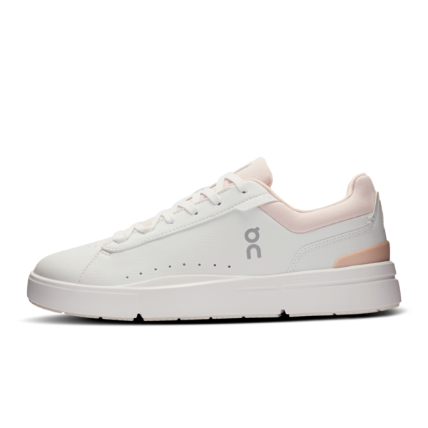 Women's On Running THE ROGER Advantage in White Rosehip