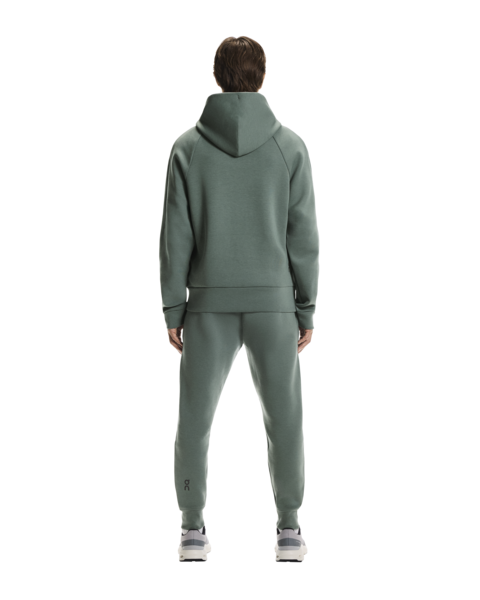 Men's On Running Olive Focus Tech Hoodie & Tech Focus Sweatpants Tracksuit Set