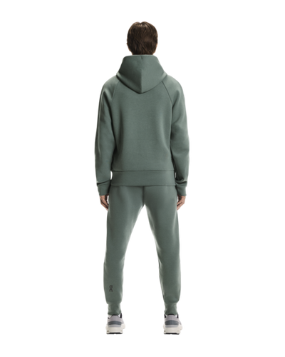 Men's On Running Olive Focus Tech Hoodie & Tech Focus Sweatpants Tracksuit Set