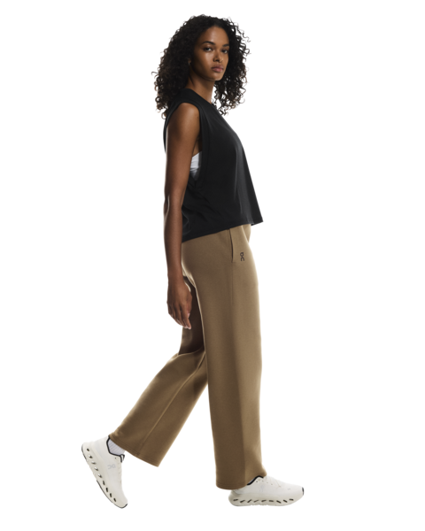 Women's On Running Focus Tech Sweatpants in Nutmeg