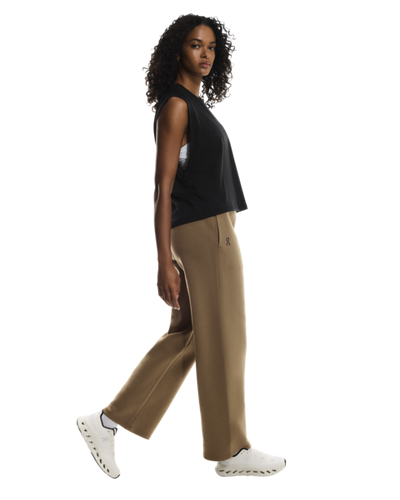 Women's On Running Focus Tech Sweatpants in Nutmeg