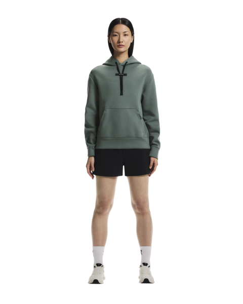Women's On Running Focus Tech Hoodie in Olive