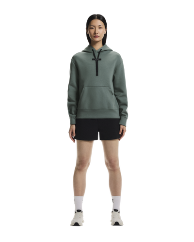 Women's On Running Focus Tech Hoodie in Olive