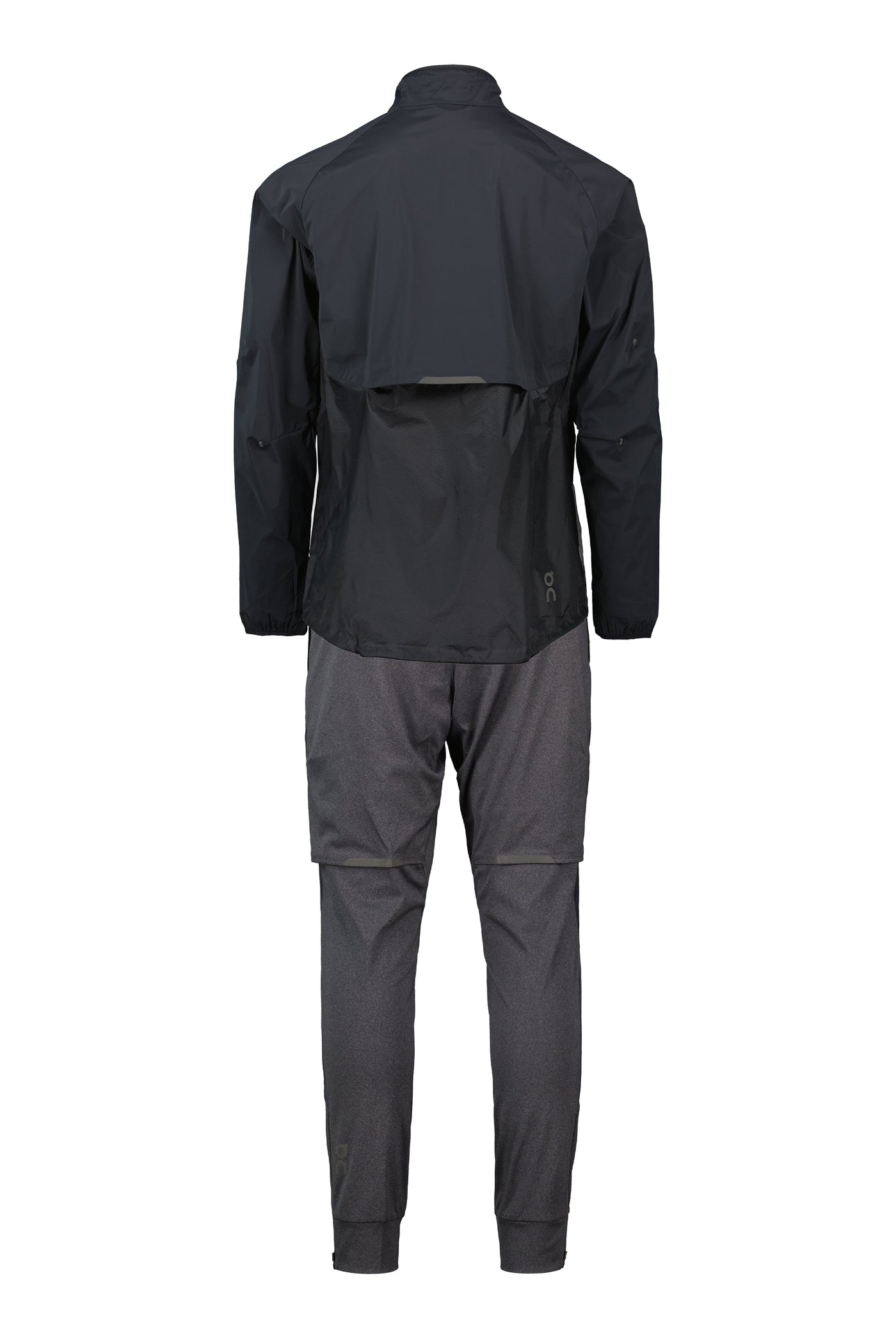 Men's On Running Black Weather Jacket & Weather Pant Set