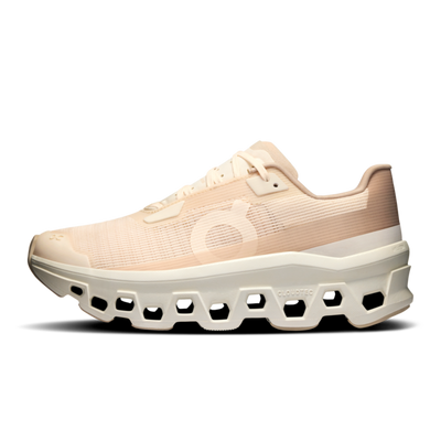 Women's On Running Cloudmonster Void Trainers in Dew I Ivory