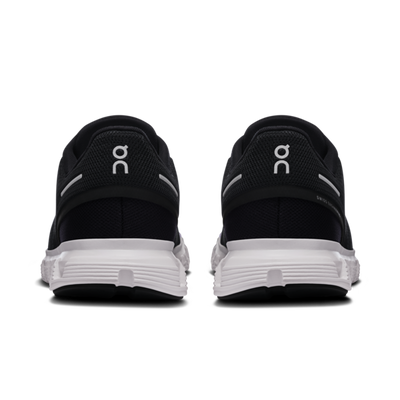 Women's On Running Cloud 6 Black White Trainers